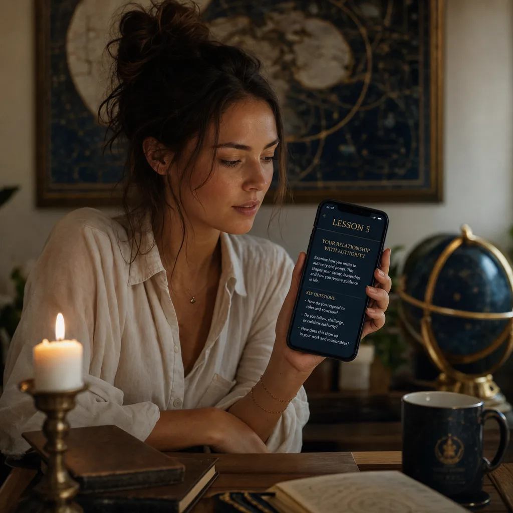 Read the lessons on your phone